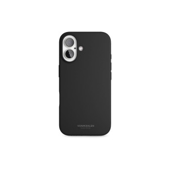 Vonmählen Soft Silicone Case Black, iPhone 16 Plus