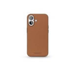 Vonmählen Coque arrière Like Leather iPhone 16 Plus Brun