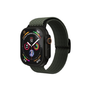 Vonmählen Bracelet Woven Loop Apple Watch 44/45/46/49 mm Olive Black
