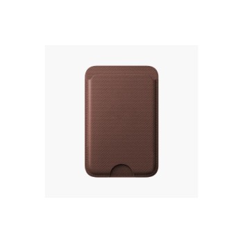 VONMÄHLEN Fabric Kickstand Wallet, Brown