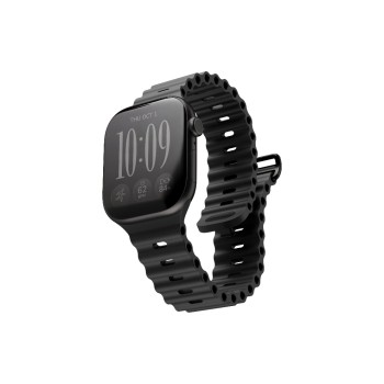 VONMÄHLEN Wave Band 3, Black, Apple Watch - 40 / 41 / 42mm VONMÄHLEN Wave Band 3, Black, Apple Watch - 40 / 41 / 42mm