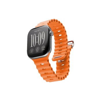 VONMÄHLEN Wave Band 3, Orange, Apple Watch - 40 / 41 / 42mm VONMÄHLEN Wave Band 3, Orange, Apple Watch - 40 / 41 / 42mm