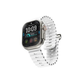 VONMÄHLEN Wave Band 3, White, Apple Watch - 44 / 45 / 46 / 49mm VONMÄHLEN Wave Band 3, White, Apple Watch - 44 / 45 / 46 / 49mm