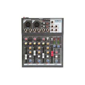 Vonyx VMM-F401, 4-Kanal Mixer, MP3, Echo Vonyx VMM-F401, 4-Kanal Mixer, MP3, Echo
