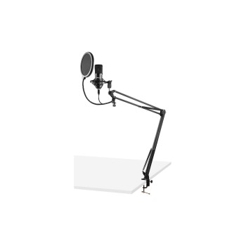 Vonyx CMS300B, USB-Mikrofon, Tischarm, Popfilter, Spinne Vonyx CMS300B, USB-Mikrofon, Tischarm, Popfilter, Spinne