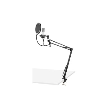 Vonyx CMS300S, USB-Mikrofon, Tischarm, Popfilter, Spinne Vonyx CMS300S, USB-Mikrofon, Tischarm, Popfilter, Spinne
