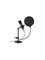 Vonyx Microphone à condensateur CMTS300 Noir
