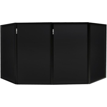 Vonyx DB2B, DJ Screen faltbar 120x70cm, black 