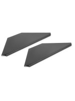 Vonyx DJ Booth Plaque DBC2 Ensemble de 2, noir