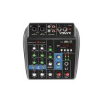 Vonyx VMM100, 3-Kanal Mischpult MP3/BT/USB