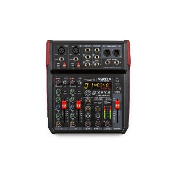 Vonyx VM-KG06, 6-Channel Mixer, Multi-FX, EQ/USB/MP3
