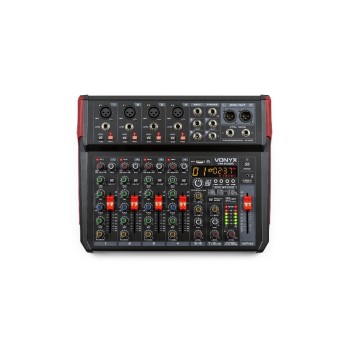 Vonyx VM-KG08, 8-Channel Mixer, Multi-FX, EQ/USB/MP3 Vonyx VM-KG08, 8-Channel Mixer, Multi-FX, EQ/USB/MP3
