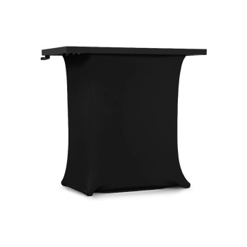 Vonyx DBE100 Panneau DJ mobile Structure en aluminium avec couverture en lycra