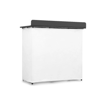 Vonyx DBF105 DJ Booth compact pliable en aluminium avec couvertures en lycra