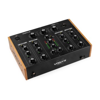 Vonyx VDJ270, DJ Mixer, Rotary, 4-Kanal, BT Vonyx VDJ270, DJ Mixer, Rotary, 4-Kanal, BT