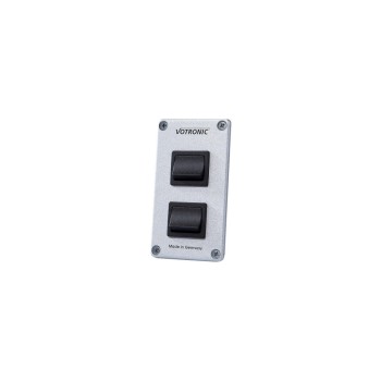 Votronic 1291 Schalter-Panel 2 x 16 A S, for BlueSolar MPPT Serie