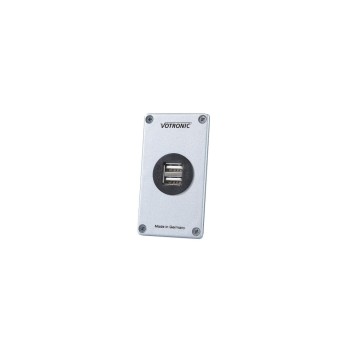 Votronic 1297 Einbau USB Lade-Panel 5V 2,5A, for BlueSolar MPPT Serie