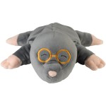 Warmies Peluche chauffante Taupe endormie avec remplissage de lavande