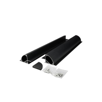 WATTSTUNDE Support de module solaire HSA+ 55/S ALU Noir WATTSTUNDE Support de module solaire HSA+ 55/S ALU Noir