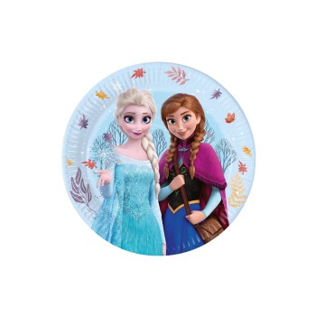 Fiesta Teller Frozen, 23 cm, 8 Stk, Papier FSC