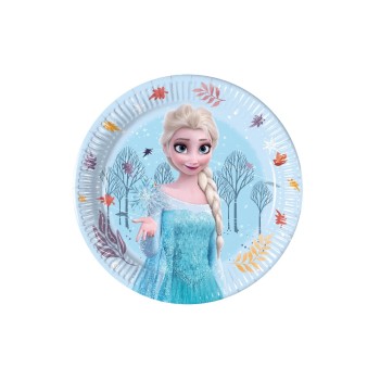 Fiesta Teller Frozen, 20 cm, 8 Stk, Papier FSC
