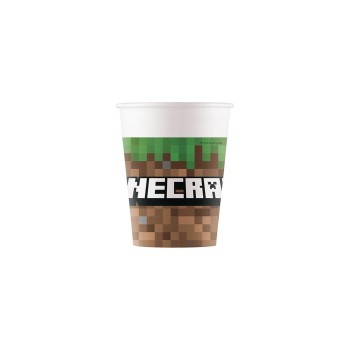 Fiesta Becher Minecraft, 200 ml, 8 Stk, Papier FSC