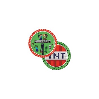 Fiesta Teller Minecraft, 23 cm, 8 Stk, Papier FSC