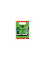 We fiesta Party Sac cadeau Minecraft 4 pièces, Vert/Multicolore