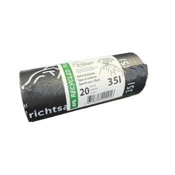 Webstar Kehrichtsäcke 35 Liter 80% Recycled, 20 Säcke/Rolle