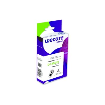 Wecare Ruban d’étiquettes K80001W4 Noir sur Blanc