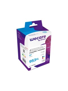 wecare pack, ink 953XL rebuilt CMYBK L0S70AEWE p.HP OJ Pro 8710 53/3x26ml