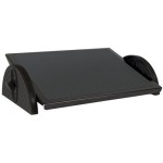 WEDO Fussstütze Relax Steel Black, 5 Höhenstufen, Neigung stufenlos einstellb.