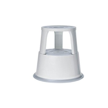 WEDO Rollhocker Metall white, robuste Metallausführung