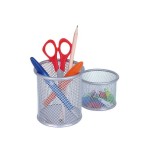 WEDO Pot à crayons Lot de 2, argent