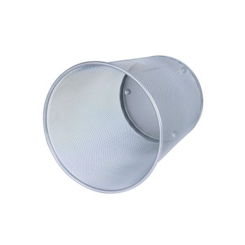 WEDO Papierkorb Office-Serie silver, 18 Liter, Höhe 35 cm
