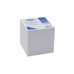 WEDO Fiche de bloc-notes 9 cm x 9 cm Collé, blanc