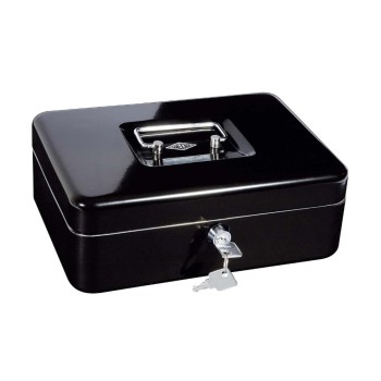 Wedo casette à monnaie, 20x16x9cm, 5 compartiments, noir Wedo casette à monnaie, 20x16x9cm, 5 compartiments, noir