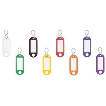 Wedo key chains, 100 pieces, matching in color, with S-hook Wedo key chains, 100 pieces, matching in color, with S-hook