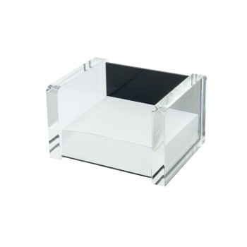 WEDO Zettelbox, aus Acryl, kombiniert with black , WEDO Zettelbox, aus Acryl, kombiniert with black ,