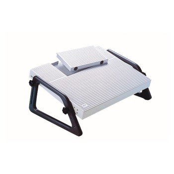 Wedo Fussstütze RELAX, lichtgrey, bruchsicherem Polystyrol, höhenverstellbar