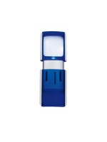 WEDO Rechtecklupen mit LED Beleuchtung, blau