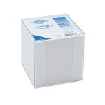 WEDO Zettelbox transparent, aus Kunststoff
