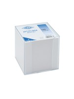 WEDO Zettelbox transparent, aus Kunststoff