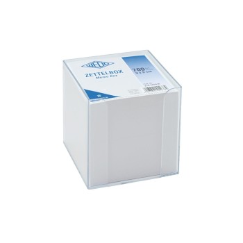 WEDO Zettelbox transparent, aus Kunststoff WEDO Zettelbox transparent, aus Kunststoff