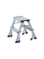 WEDO Escabeau avec roulettes, 2 marches