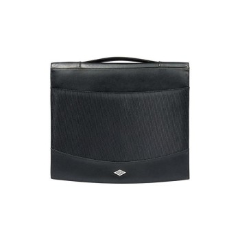 Wedo Elegance Organizer Kunstcuir noir, mit Tragegriff, 4-Ring-Mechanik