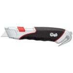 WEDO SUPER Safety Cutter 23mm rot/schwarz, inkl. Rundmesser an der Rückseite