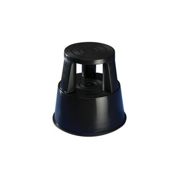 Wedo STEP Rollhocker, black, aus bruchfestem Kunststoff