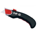 WEDO Safety Cutter, Sicherheitsmetallcutter, Metallgehäuse mit gummierter Griffzone