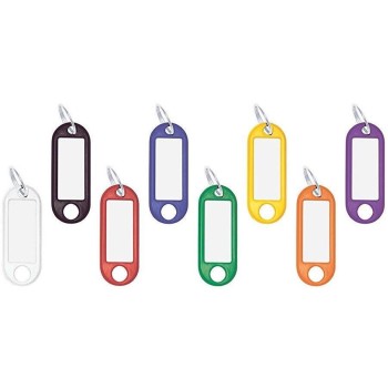 Wedo key chains, 100 pieces, matching in color, with a ring Wedo key chains, 100 pieces, matching in color, with a ring